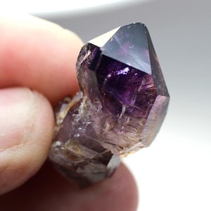 Double Terminated Gemmy Amethyst Quartz Scepter Crystal - Zimbabwe