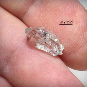 Clear Gemmy &quot;Herkimer&quot;-Type Quartz Crystal in Labeled Perky Box, from Pakistan - A Miniature