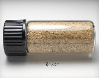 Bottled Sand Sample from Pekin Sand & Gravel Pit, Manito Road, Pekin, Illinois, USA