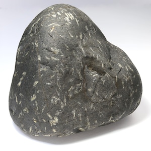Large Chinese Writing Stone – Natural Porphyritic Basalt Specimen from Illinois Glacial Till