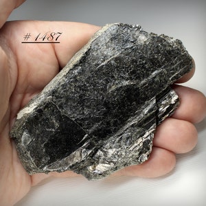 Rutilated Biotite Mica Specimen: Black Rutile Needles, Montana Mineral Display