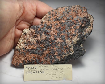 Large Plate of Hematite Pseudomorphing after Magnetite, from Pinal County, Arizona