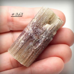 Rare Lavender and Green Pseudo-Hexagonal Aragonite Crystal, from Cuenca, Spain -  Mineral Collectible