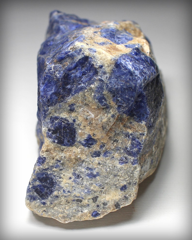 DarkBlue Sodalite Mineral Crystal Specimen with Etsy