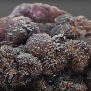 Deep Violet Fluorite with Red Hematite - Violet Mina Navidad, Mexico Fluorite, with White Quartz  -  Fluorite Crystal Display Specimen
