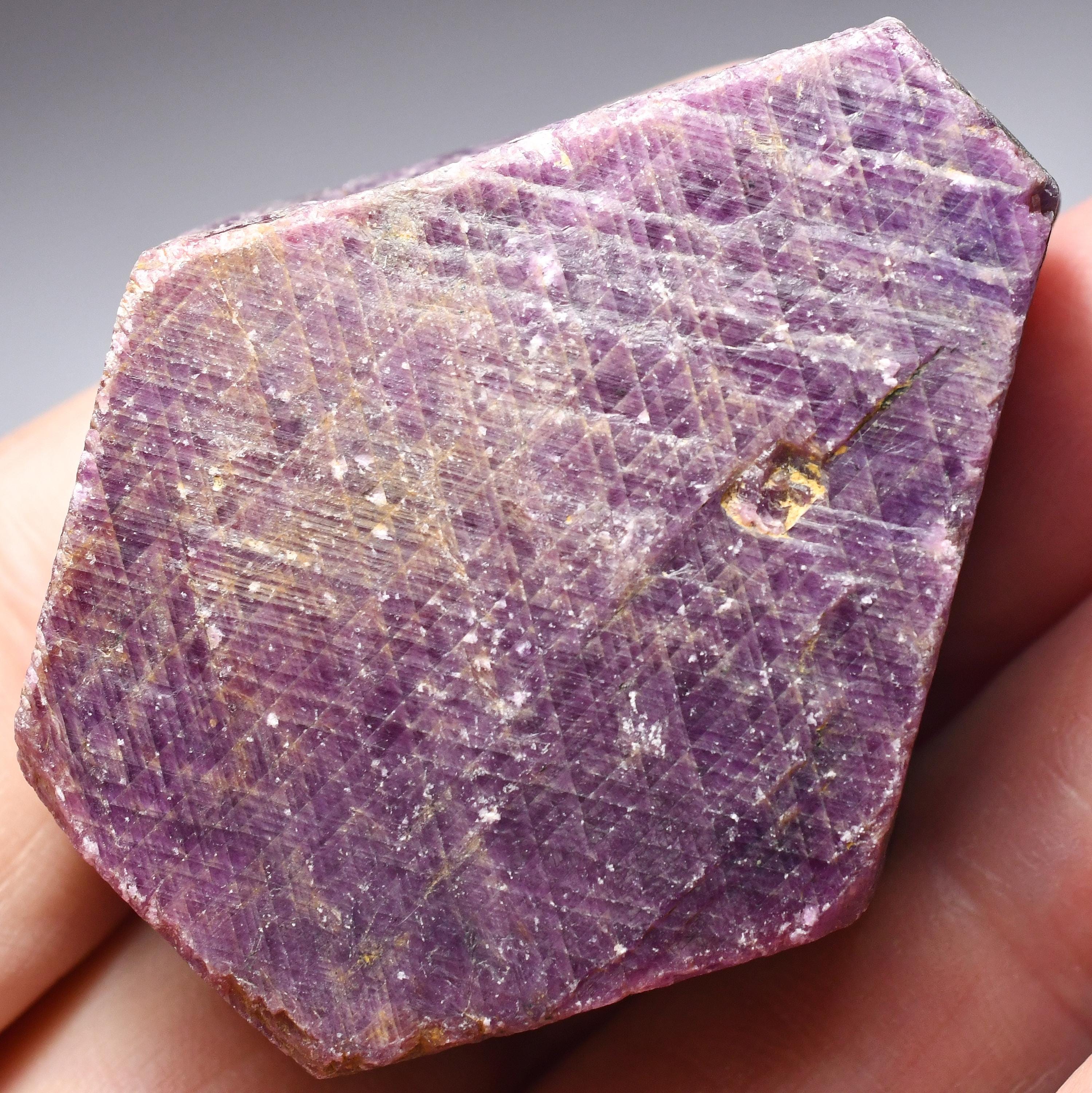 Large Hexagonal Ruby Crystal – Magenta Corundum With Strong Red ...