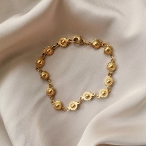 Simple yet elegant bracelet bathed in 24k gold or silver, made by hand in Paris, France image 5