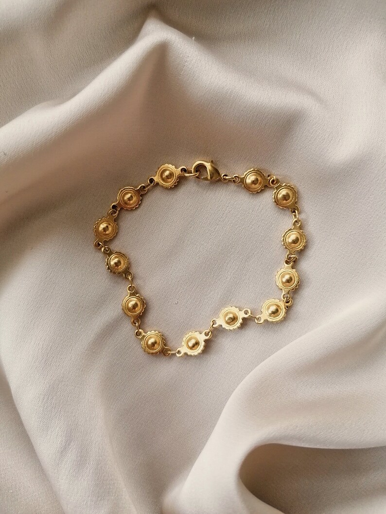 Simple yet elegant bracelet bathed in 24k gold or silver, made by hand in Paris, France image 5