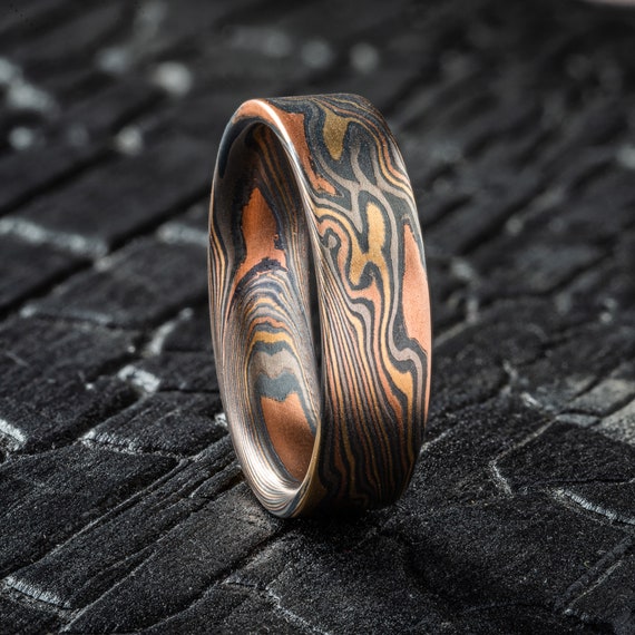 Etsy mokume hotsell gane