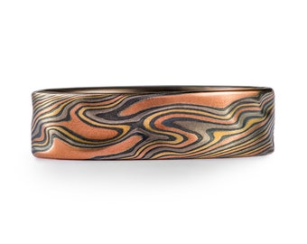 ARN Krebs Arts Mokume Belt Buckle