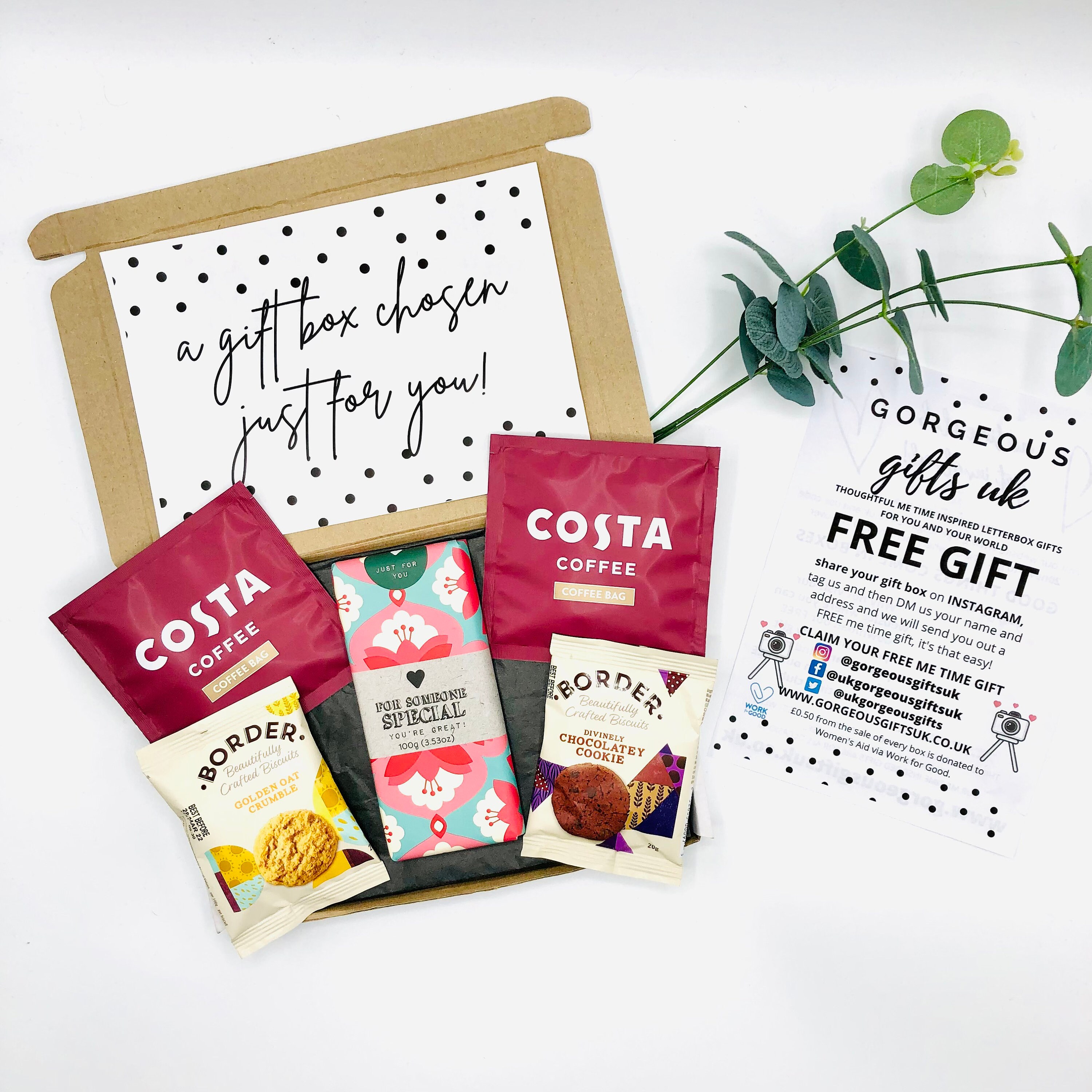 COSTA COFFEE Letterbox Gift Box A Hamper for New Parents New Etsy