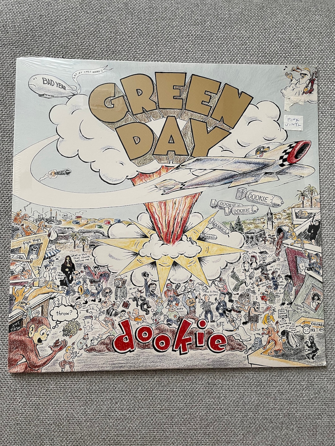 GREEN DAY dookie 1st Press pink Vinyl Sealed Etsy