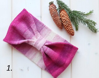 Gestrickte Stirnbänder, Ohrwärmer, Damen Kopftuch, Twist Stirnband