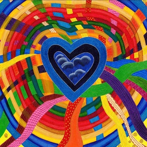 Sue’s Woven Tapestry of Love 2 (Blue)