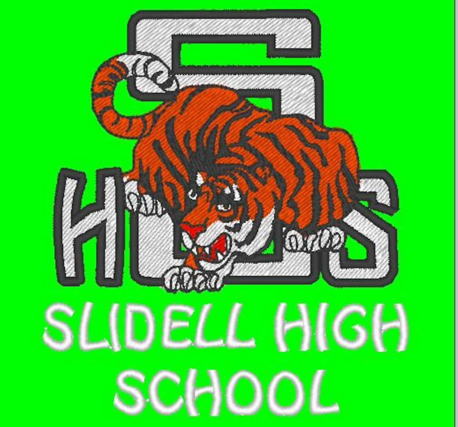 Slidell High School Uniform Logo Slidell LA Machine Embroidery | Etsy