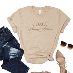 Figure skating  T-shirt for coach