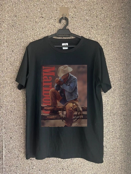 Discover Vintage Marlboro Cowboy T-shirt