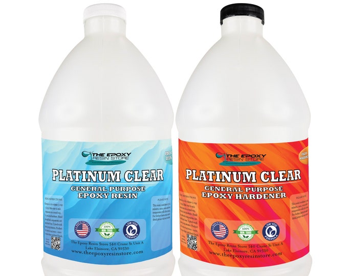 UV Resistant Epoxy Resin With Nonyellowing 1 Gallon Kit Great for