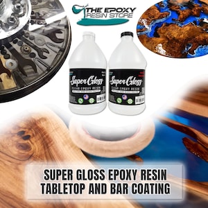 Crystal Clear Epoxy Resin: High Gloss Coating, UV Stable image 4