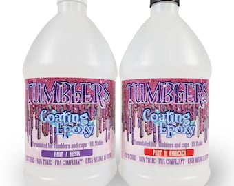 Tumbler Coating Epoxy Resin: FDA Compliant, Non-Yellowing, Glossy Finish
