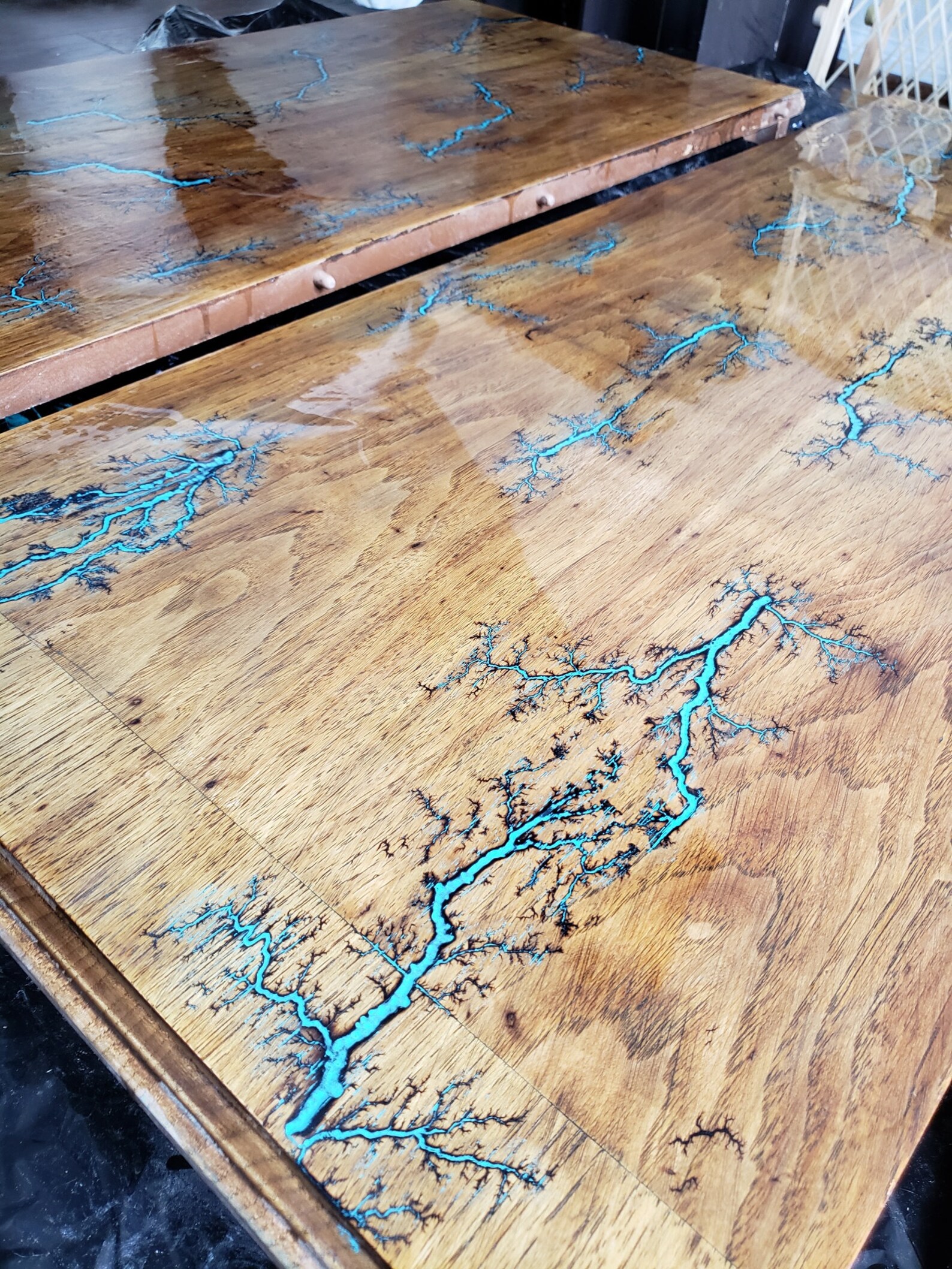 River Table Epoxy Resin Deep Pour Fast Shipping Etsy