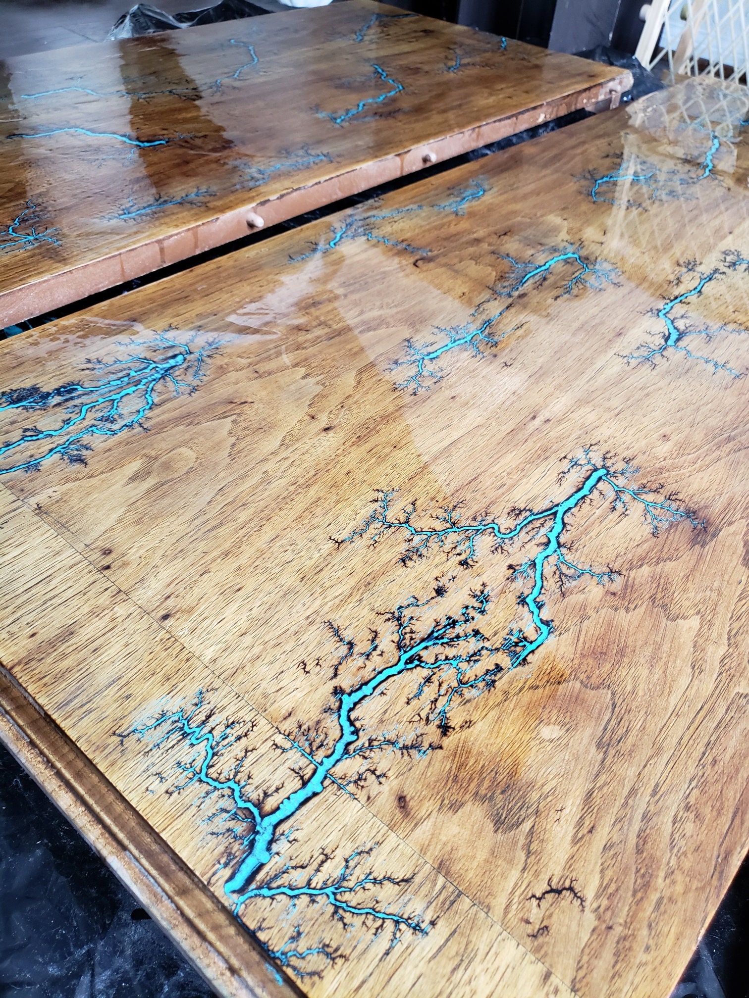 River Table Epoxy Resin Deep Pour Fast Shipping Etsy Canada