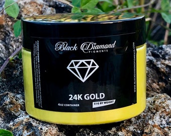 24K Gold Pigment Mica Powder for Epoxy, Urethane, and Paint