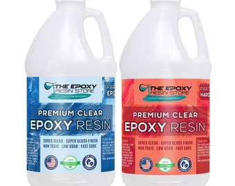 Crystal Clear Epoxy Resin Kit: High Gloss Finish, Art & Crafts
