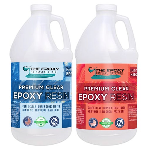 Crystal Clear Epoxy Resin Kit: High Gloss Finish, Art & Crafts