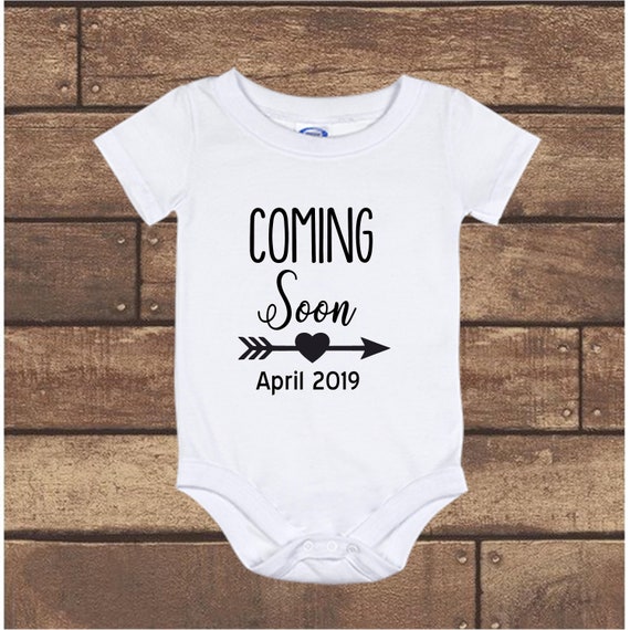 etsy baby announcement onesie