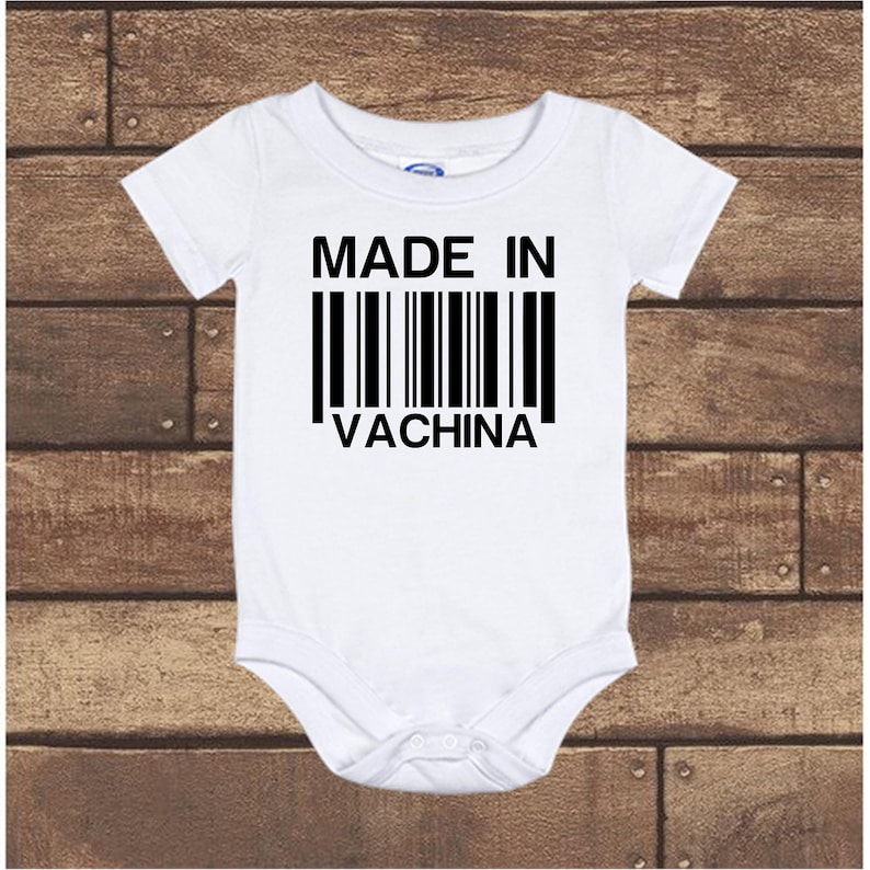 made in vachina onesie
