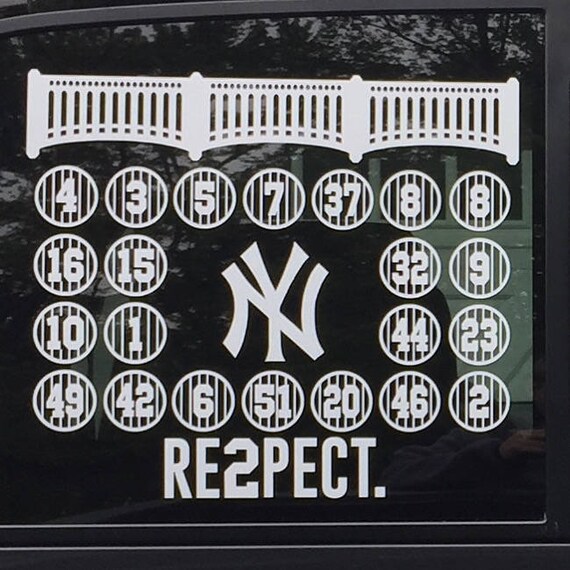 yankees retired numbers