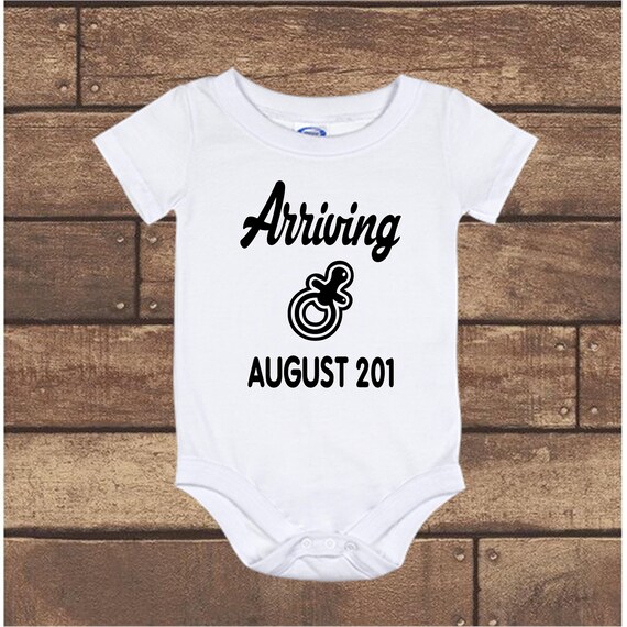 baby arrival onesie