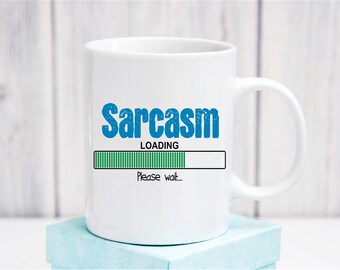 Please Wait Sarcasm Still Loading Retro Enamel Mug Cup Funny Quote Please Wait Sarcasm Still Loading Retro Enamel Mug Cup Funny Quote