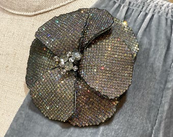 Starlight Couture Mermaid Green Flower Pin Brooch