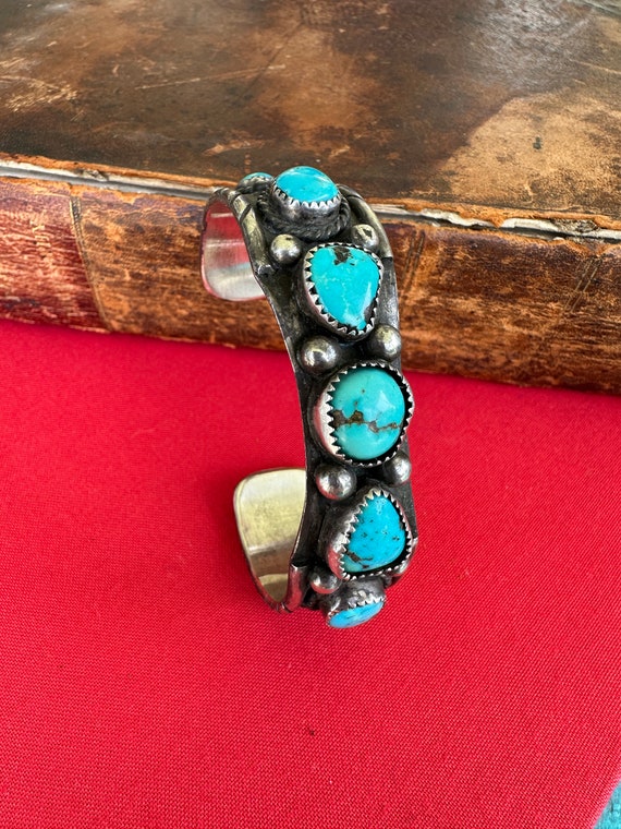 Sublime and Stunning Vintage Silver and Turquoise… - image 3