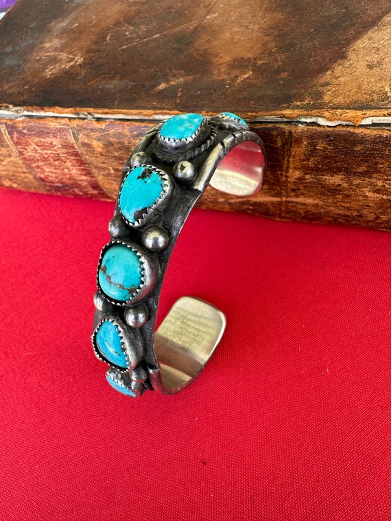 Sublime and Stunning Vintage Silver and Turquoise… - image 1
