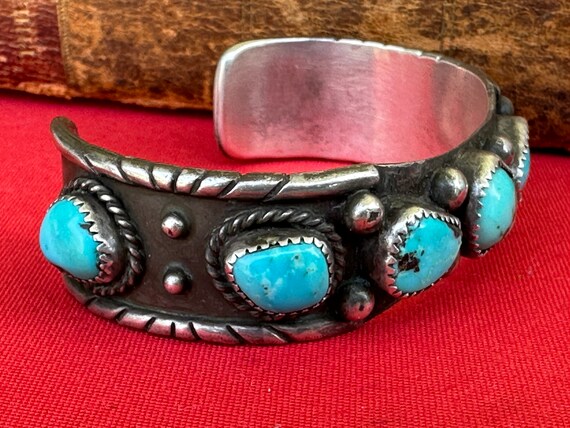 Sublime and Stunning Vintage Silver and Turquoise… - image 5