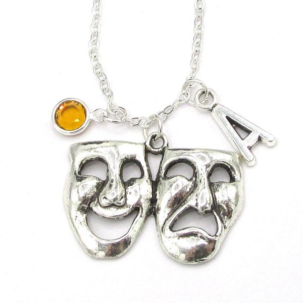 Drama Masks Charm Etsy