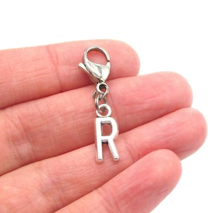 Initial Zipper Pull- choose a letter, Letter Zipper Pull, Letter Zipper Charm, Bag Pull, Name Zipper Pull, Purse Zipper Pull, Letter Charm
