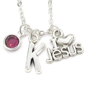 I love jesus necklace clearance