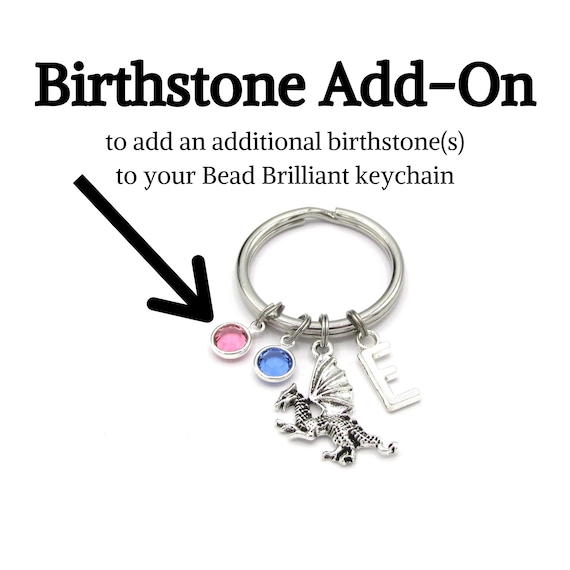 One Birthstone Charm to Add to Keychain