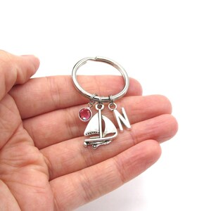 LIFKOME Sailing Keychain - Metal Sailboat Key Ring For Keys, Bag, Or Decor - View #9