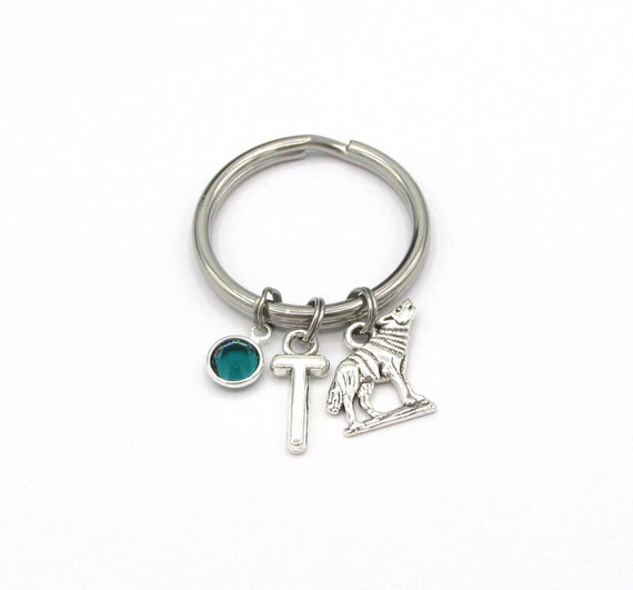 wolf keychain
