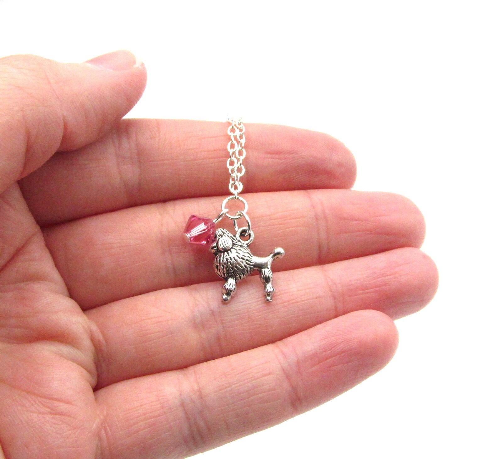 Poodle Bracelet Choose a Birthstone Poodle Jewelry Poodle Etsy