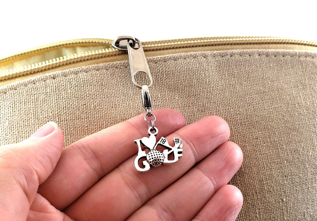 I Love Golf Zipper Pull Golf Purse Pull Golf Gift Golf Etsy UK