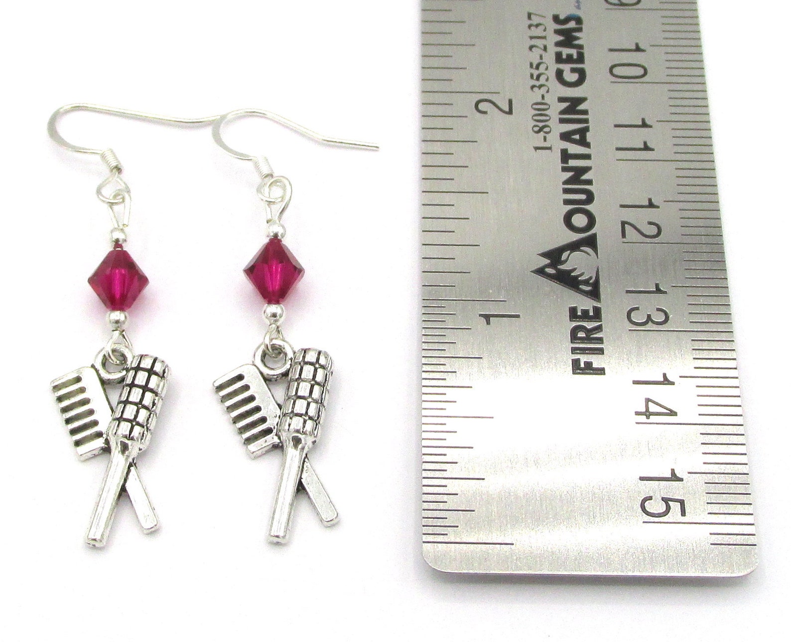 Hairstylist Earrings Choose a Birthstone Hairstylist Etsy