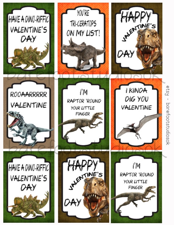 items-similar-to-dinosaur-printable-valentines-8-5x11-digital-instant-download-on-etsy