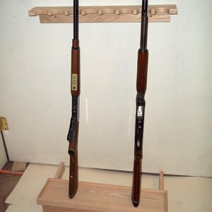 24” Closet Gun Rack & Butt Rest – Unfinished
