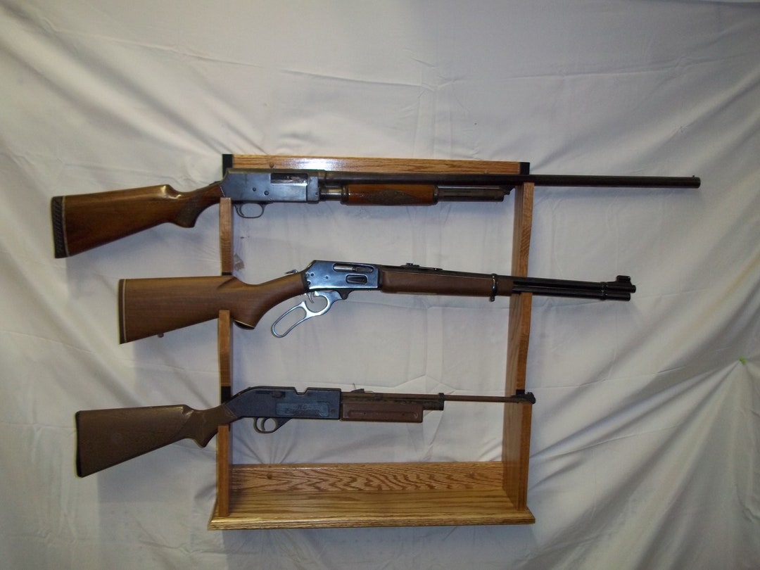 3 Gun Rack for Wall, Mantle or Trade Show - Etsy